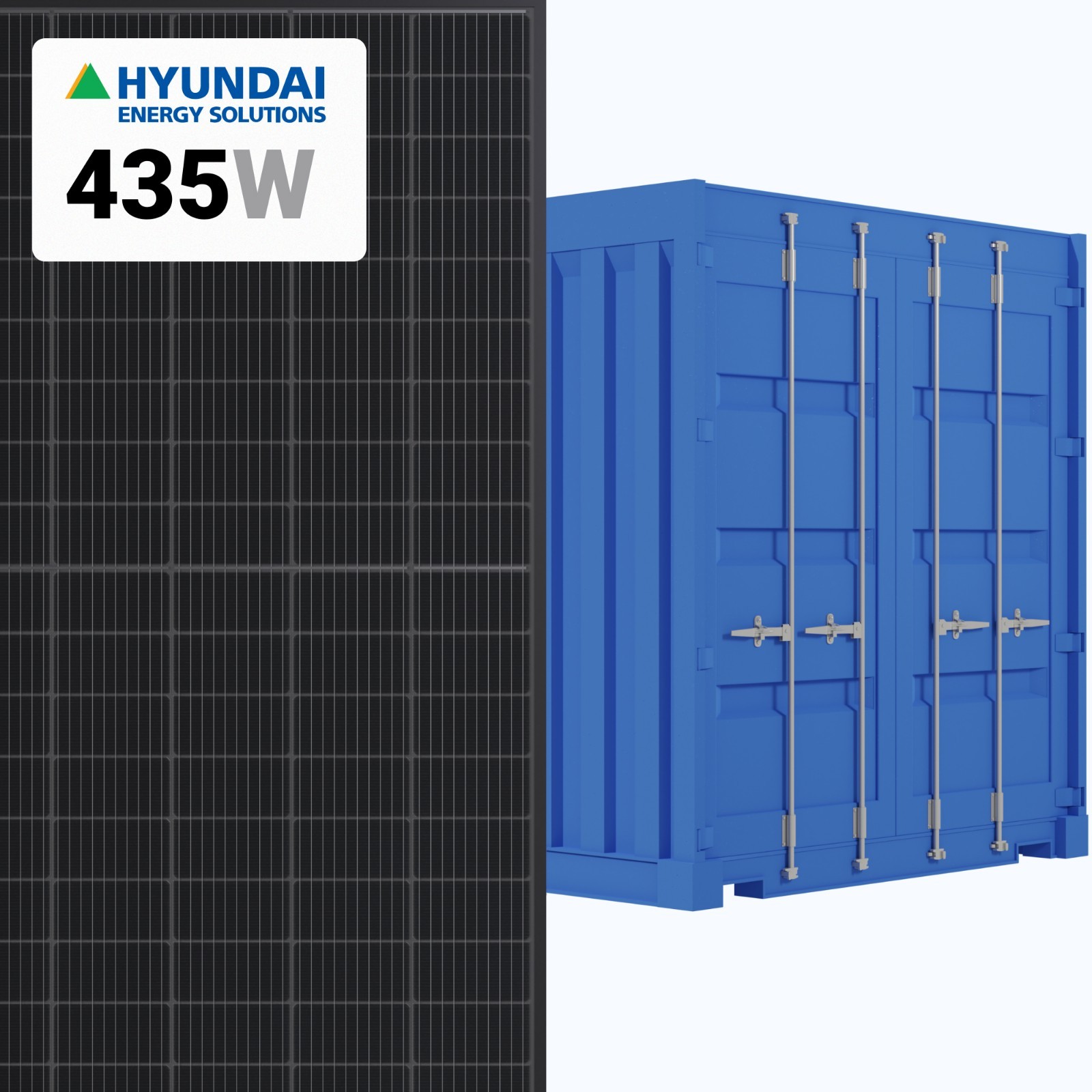 Hyundai 435W Solar Panel 108 Half-Cell HiN-T435NF(BK) gallery
