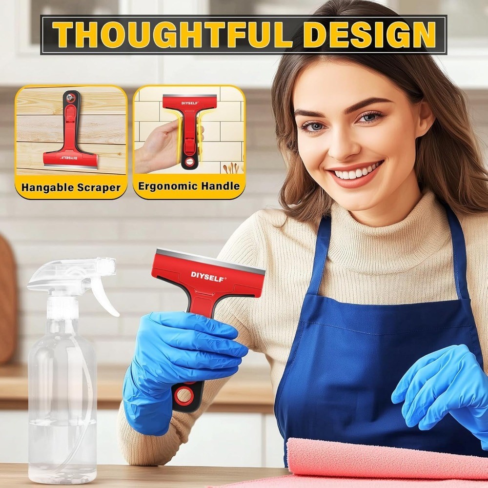 Blade Scraper Tool with 10 Extra Blades for Glass Stove Top Oven Kitchen gallery