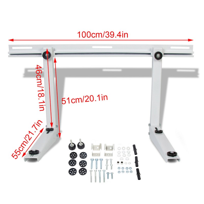Universal Wall Mounting Bracket For Mini Split Air Conditioner Heat pump AC gallery