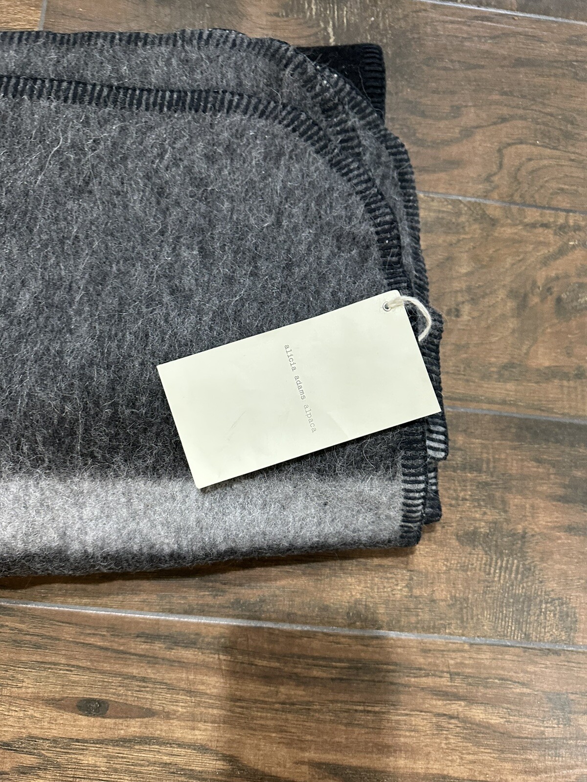 New Alicia Adams Alpaca Lightweight Wool Blend Throw gallery