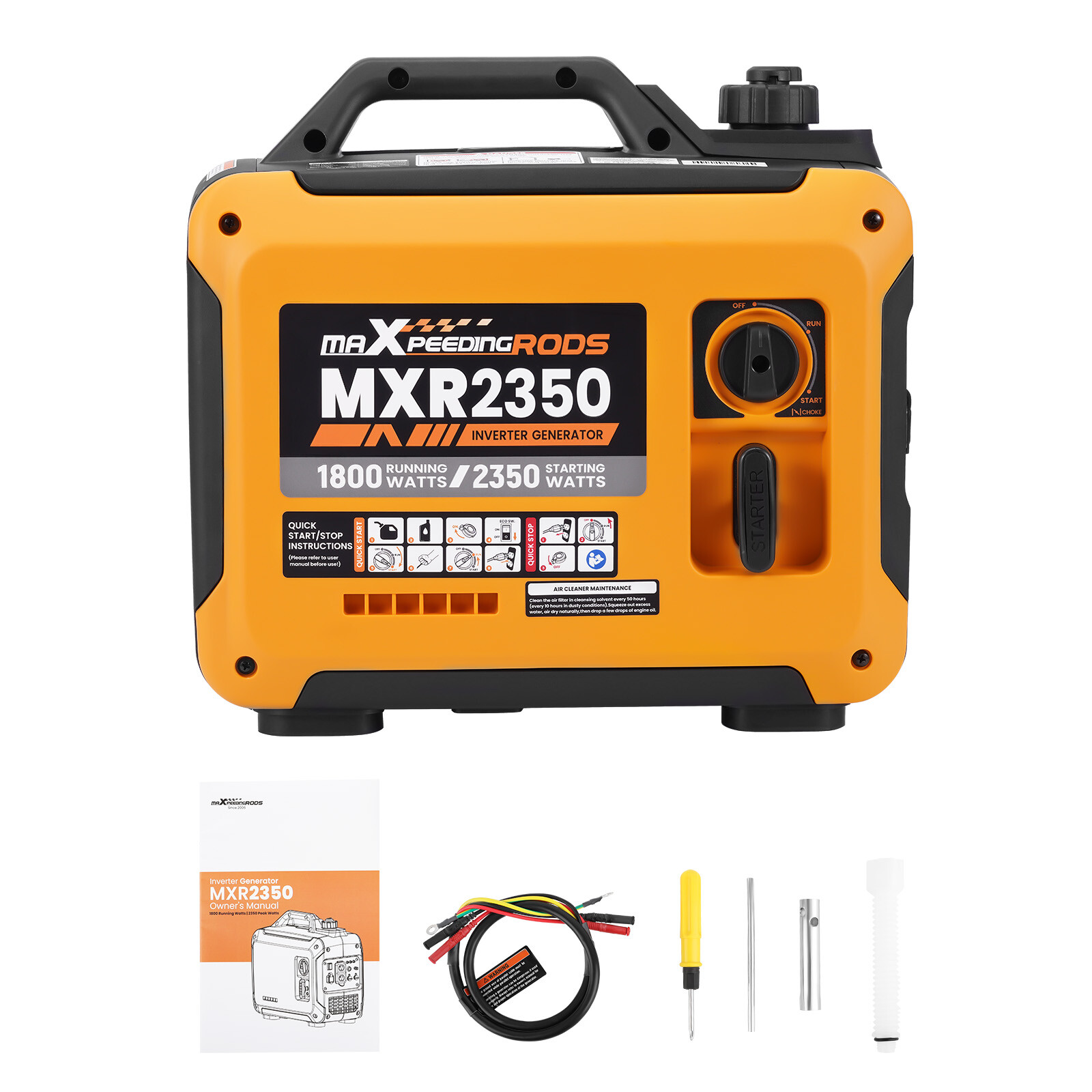 Gas Powered Generator 1800W Portable Quiet 58dB ECO Mode RV Camping Emergency gallery