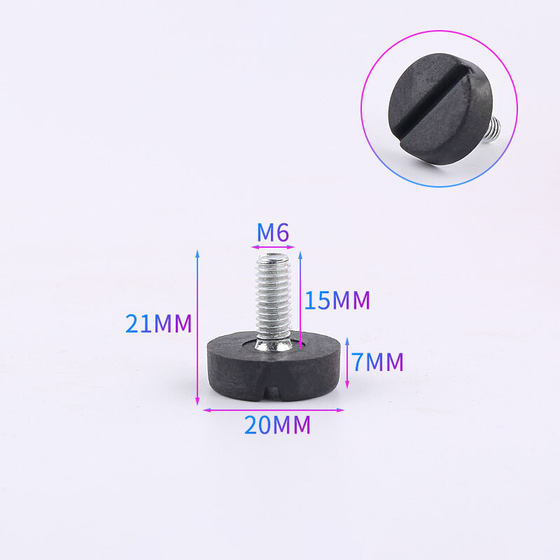 M6 M8 M10 M12 Adjustable Table Chair Feet Leveling Glide Furniture Legs Pad Mat gallery