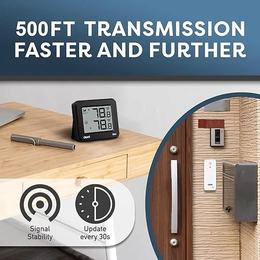 Indoor Outdoor Thermometer Wireless Outdoor Thermometer Digital Thermometer Gaug gallery