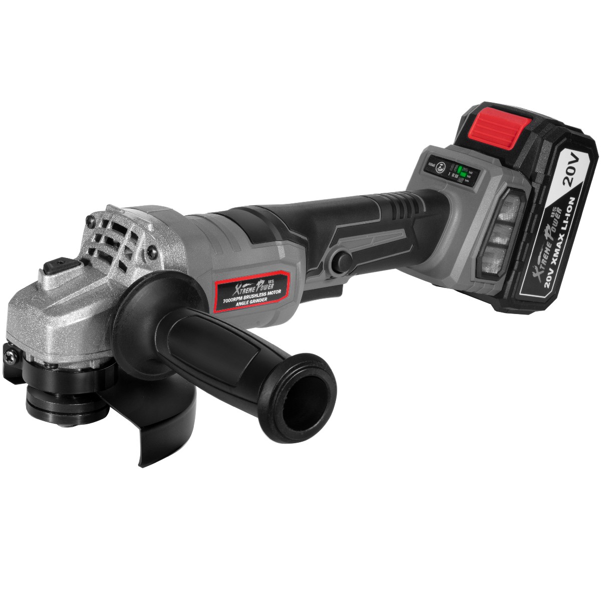 XtremepowerUS 20V Max Cordless Angle Grinder 4.5" - 5" Brushless Cut-Off 7000RPM gallery
