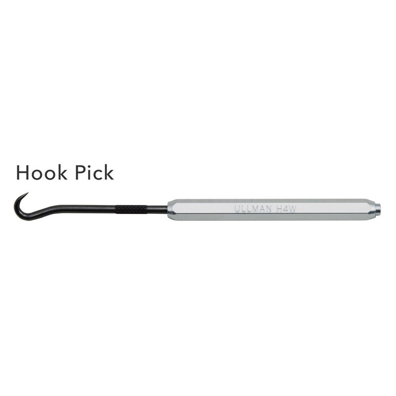 Ullman 4pc Hook and Pick Set w Handle Straight 90 Right Angle Complex USA H4W gallery