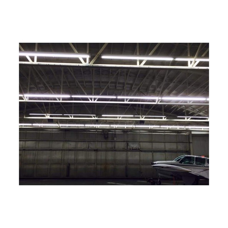 R17d Rotatable HO base V shaped 65W 8 Foot Led Lulbs Double Row,Need Bypass B... gallery