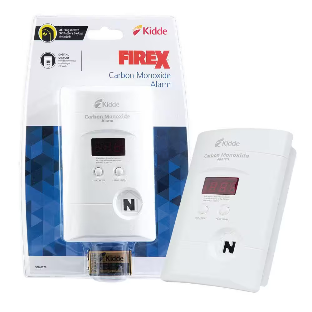 Kidde Firex Plug In Carbon Monoxide Alarm Detector w/ Battery Backup gallery