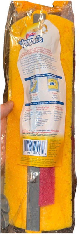 Quickie Clean Results Jumbo Roller Sponge Type P Mop Replacement Head #055CR NEW gallery