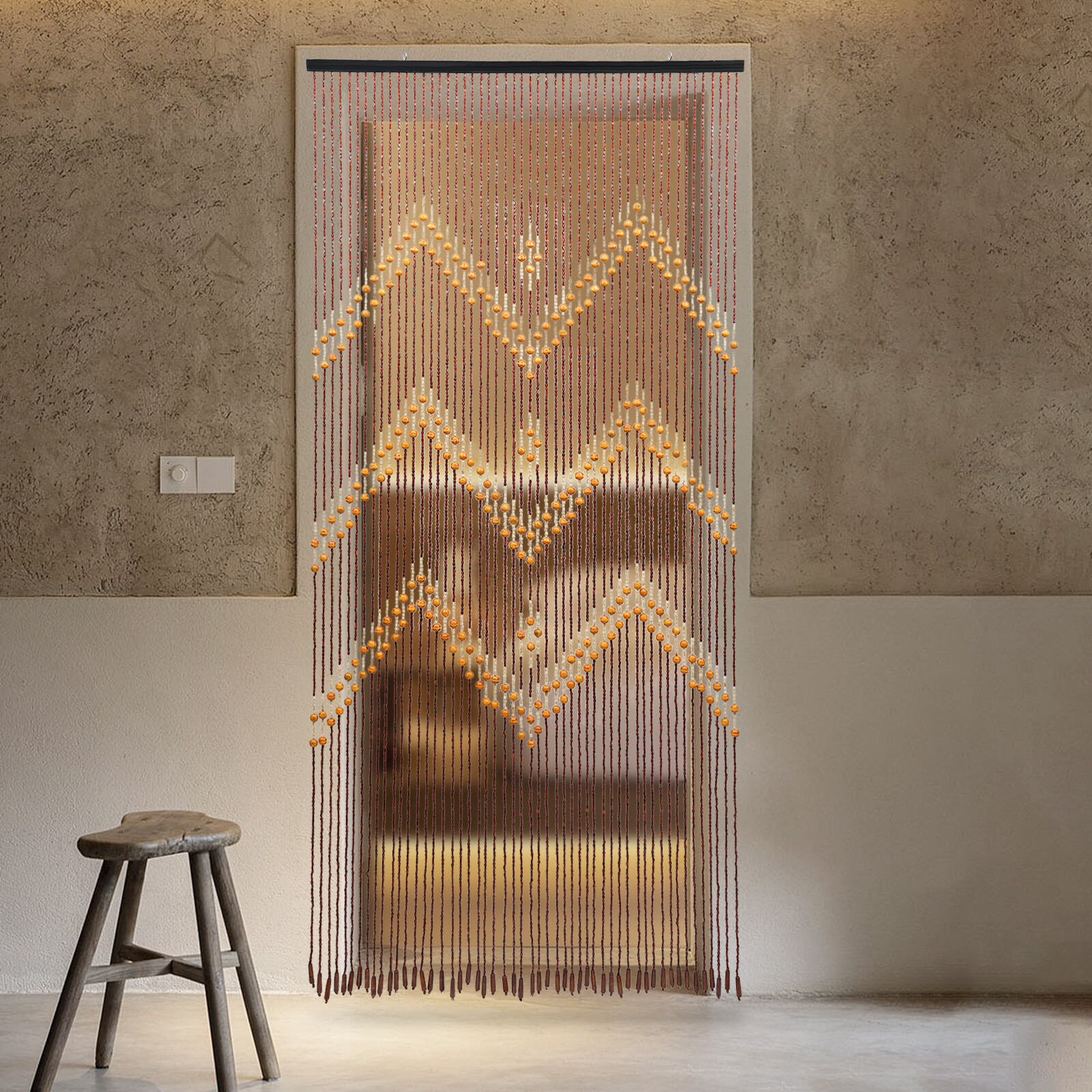 Natural Bamboo 52 Strands Handmade Curtain Beads Window Door Shoji Room Divider gallery