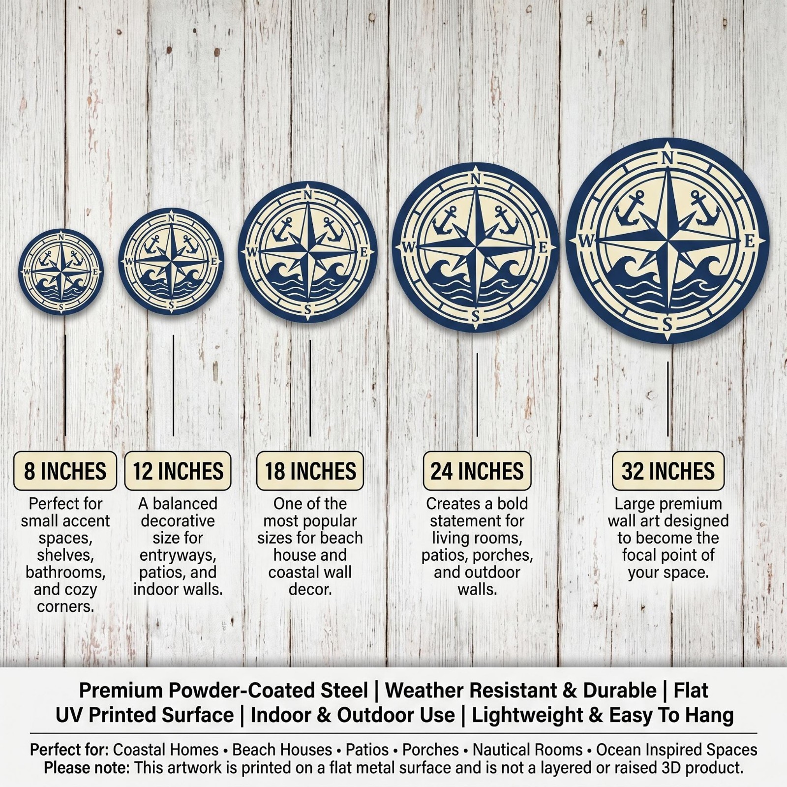 Sun Moon Metal Wall Art, Celestial Boho Outdoor Decor gallery