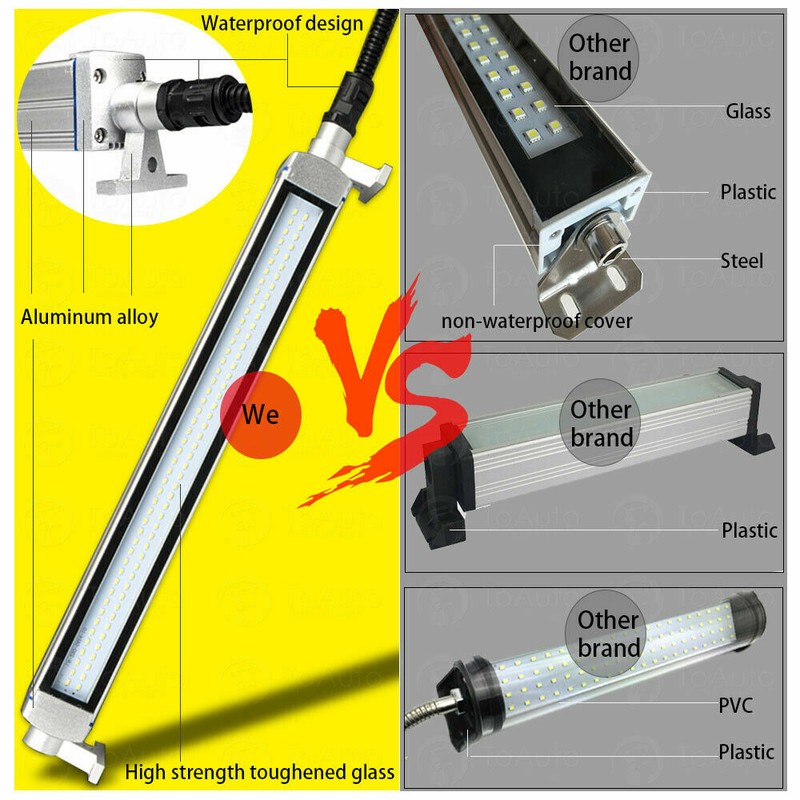 LED Milling CNC Machine Tool Light Working Lamp lathe lamp Workshop AC24~220V gallery