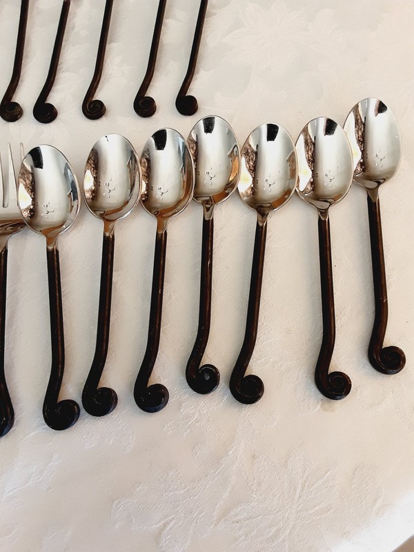 Treble Clef Gourmet Settings GS Flatware 18/10 Stainless 35 Pieces Spoons Forks gallery
