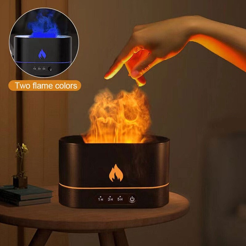 250ml LED Flame Essential Oil Diffuser Aroma Air Humidifier Bedroom Aromatherapy gallery