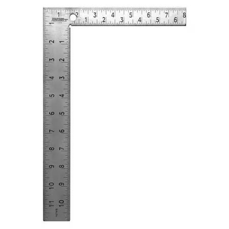 Johnson Level & Tool Cs10 Framing Square, 12X1-1/2 In, 1/8, 1/16 Grad gallery