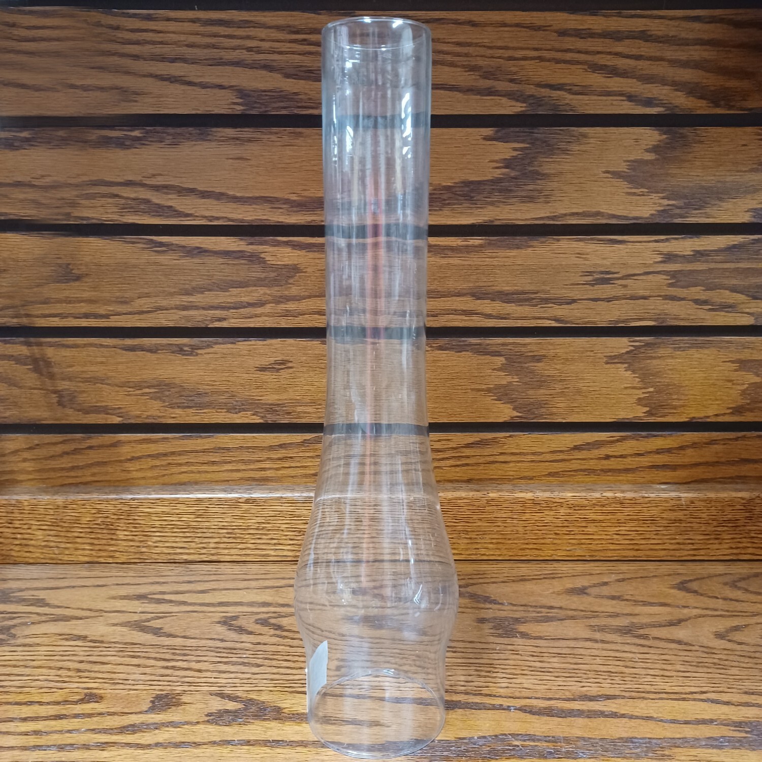 Clear Glass Lamp Chimney, Replacement Hurricane Globe 2 7/8 " Dia Base x 14" H gallery