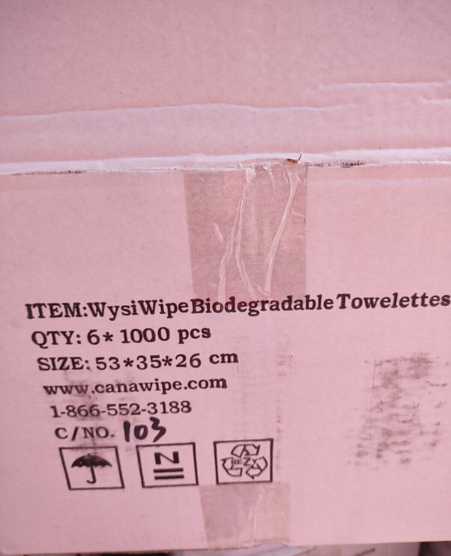 WYSI Multi-Purpose Expandable Wipes Add Water CASE 6,000 Compressed Tablets NEW gallery