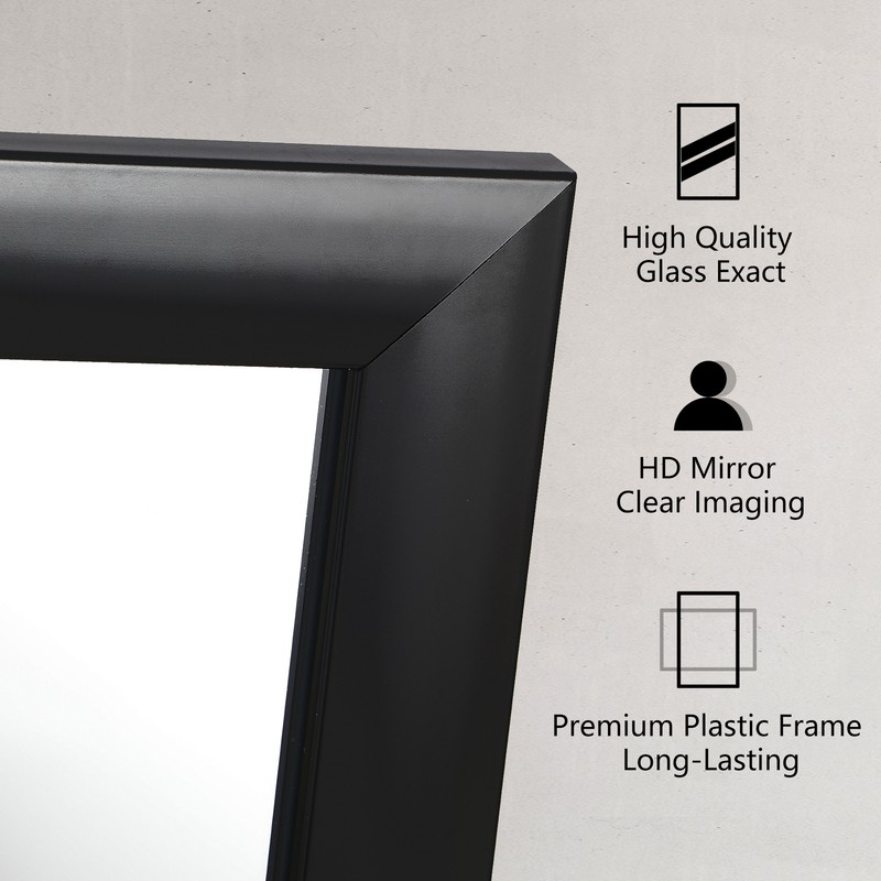 2PCS Bathroom Rectangular Wall Mounted Mirror PS Frame Vanity Mirror 24" x 36" gallery
