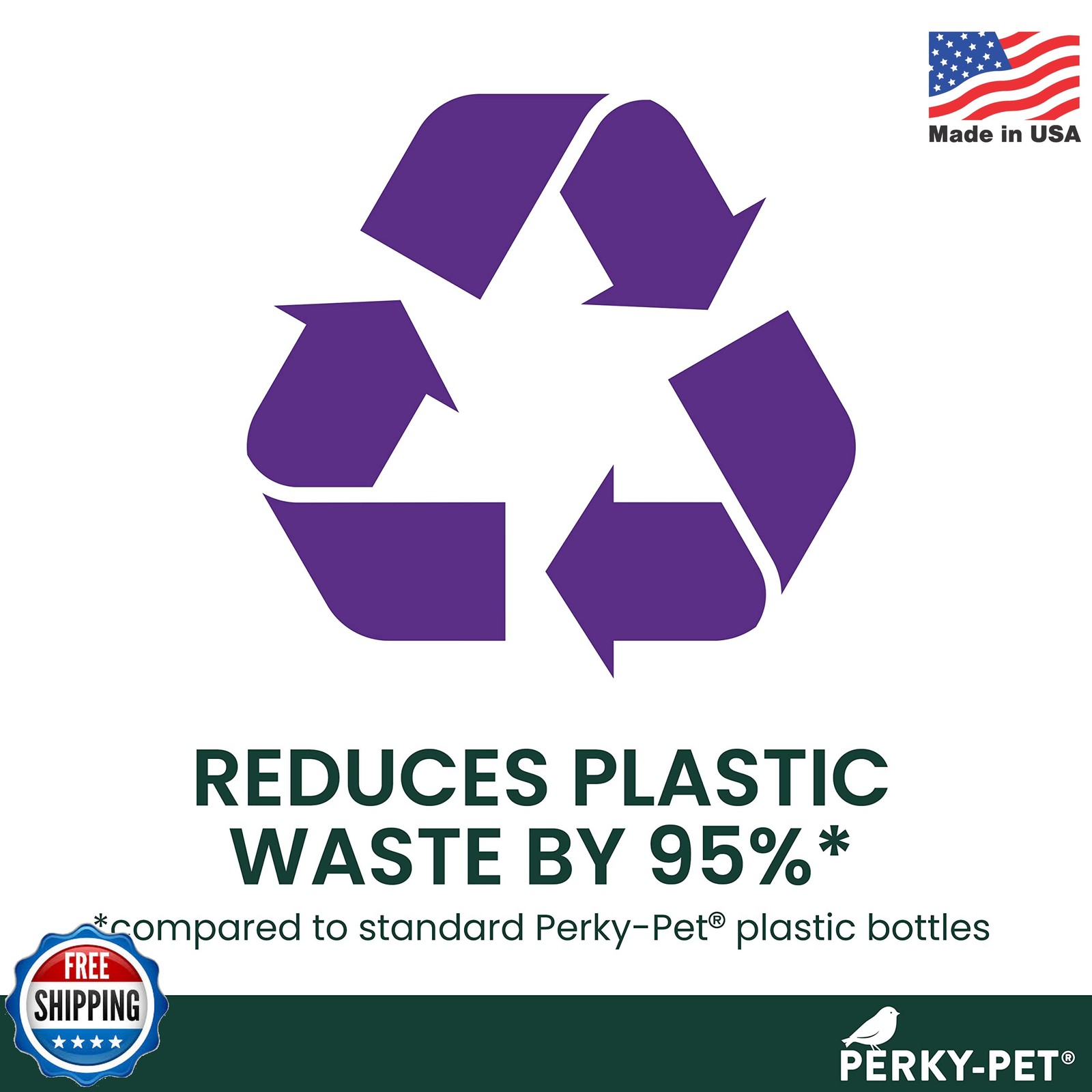 Perky-Pet Ready-to-Use Red Hummingbird Nectar - Recyclable Aluminum Can - 4 Cans gallery