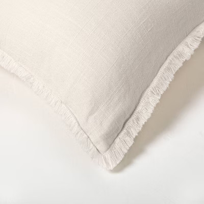 Euro Heavyweight Linen Blend Throw Pillow Natural - Casaluna gallery