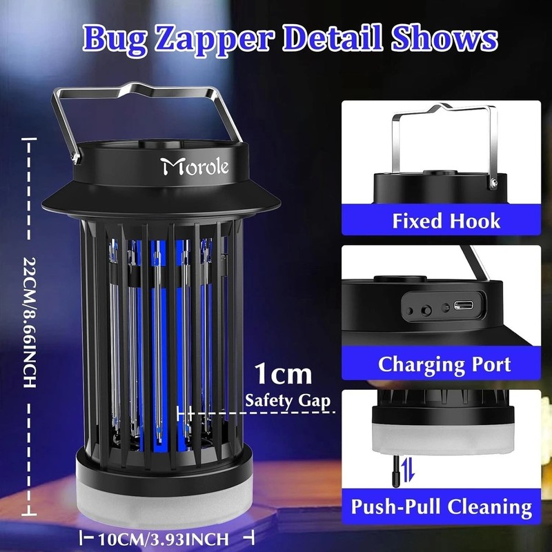 Bug Zapper 4200V Electronic Mosquito Zapper for Outdoor & Indoor Waterproof New gallery