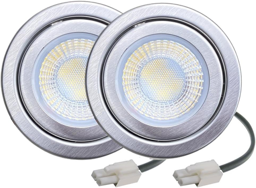 12V LED Recessed Ceiling Light 68mm for Kitchen Shelf – Compatible Replacement gallery