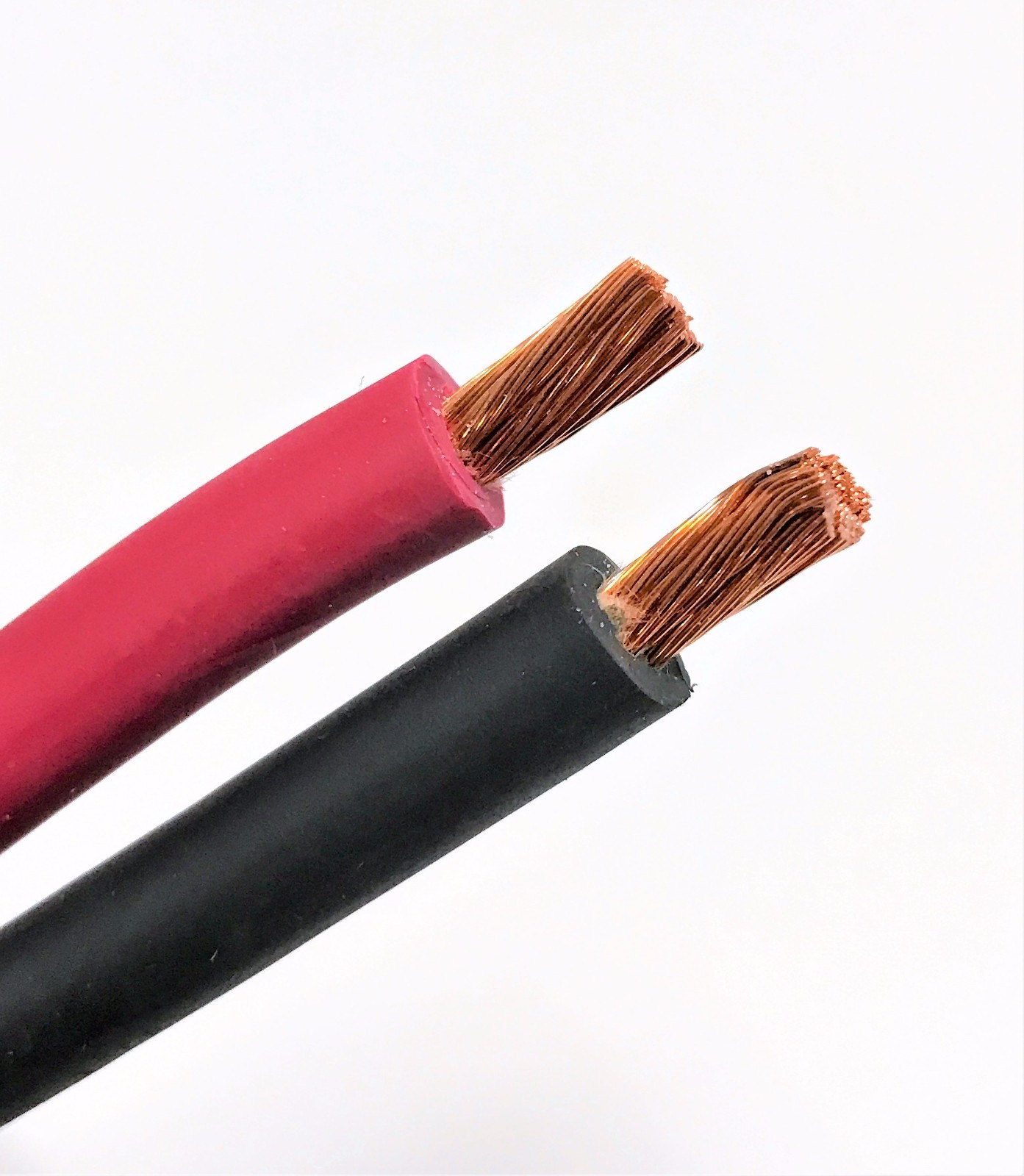 Welding Cable Red Black 8 AWG GAUGE COPPER WIRE BATTERY SOLAR LEADS MADE IN USA gallery