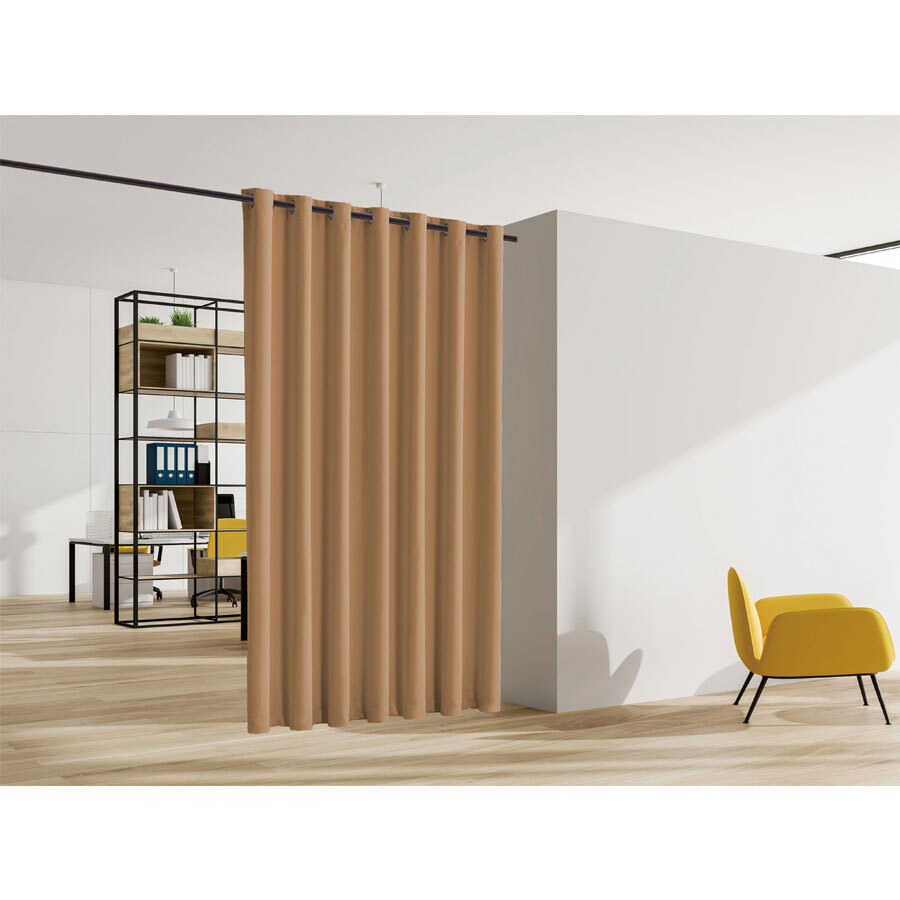 Blackout Room Divider Panel Privacy Partition Heavyweight Premium Fabric gallery