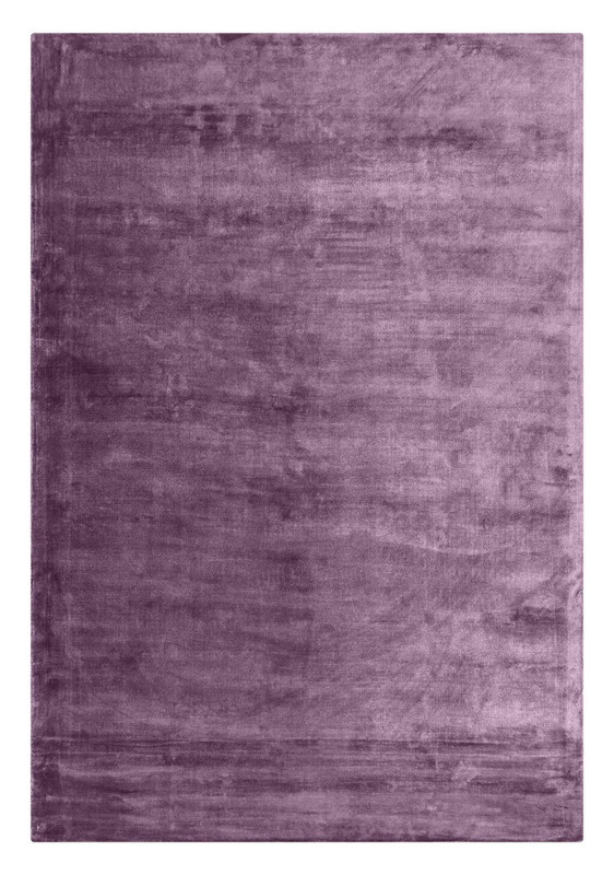 Purple Viscose Silk Rug, Solid Plum Area Rug, Soft Handmade Living Room Carpet gallery
