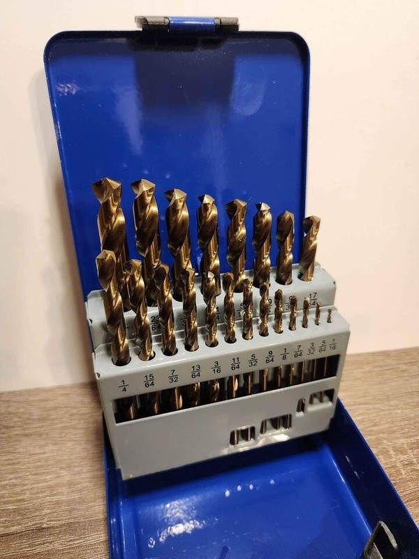 NEW SEALED PACKAGE IRWIN Drill Bit Set Cobalt Alloy Steel Jobber 21-Piece gallery