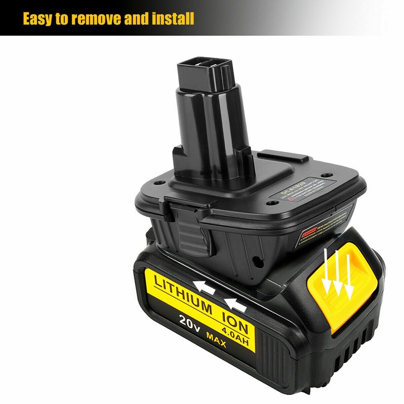 18Volt To 20Volt MAX DCA1820 Battery Adapter For Dewalt Li-ion Tools Converter gallery