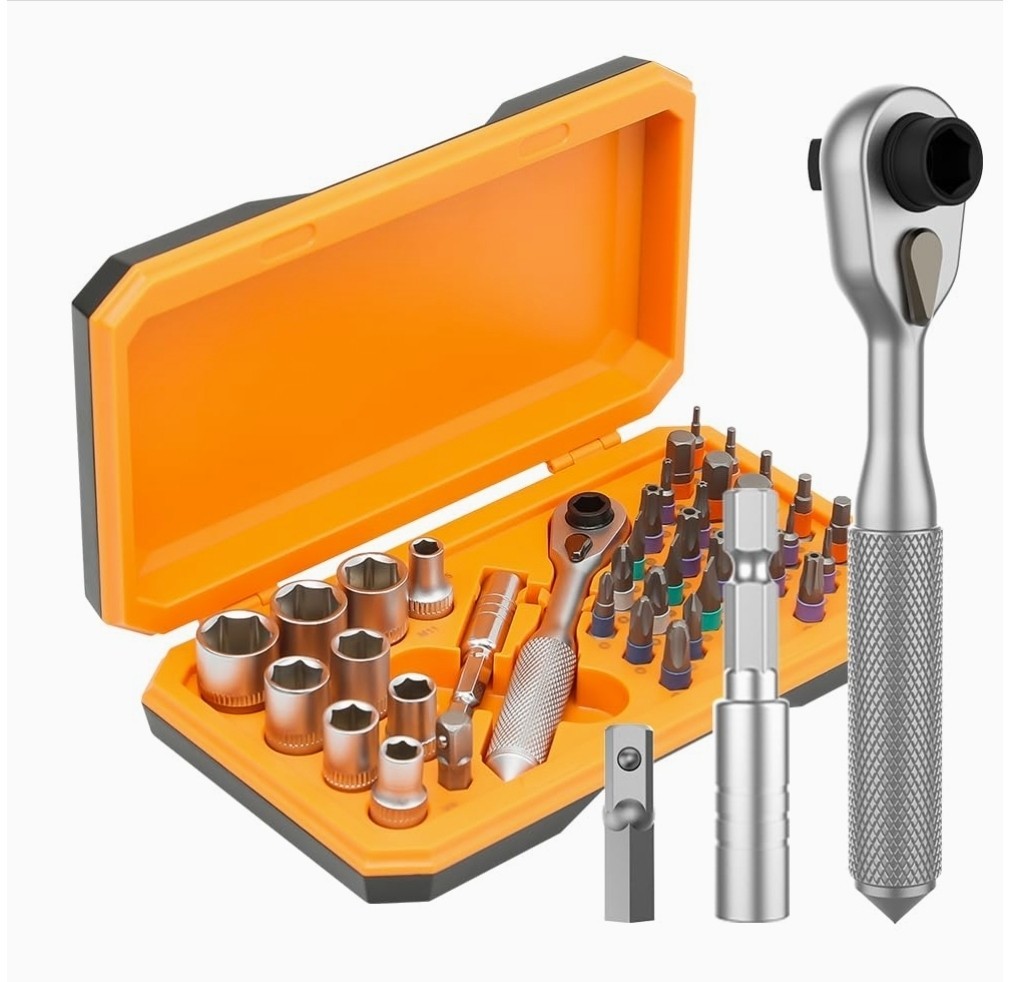 42 in 1 Magnetic Screwdriver, Screwdriver Set, Multi Bit Ratcheting Screwdriver gallery