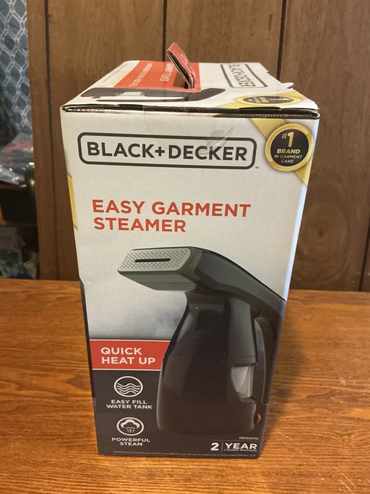 BLACK+DECKER Easy Garment Steamer Quick Heat Up NEW gallery