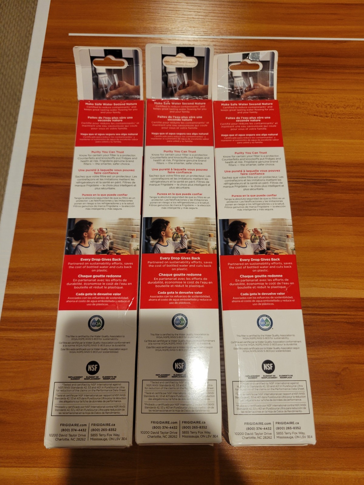 Genuine 3 Pack ULTRAWF Frigidaire Ultra PureSource Refrigerator Water Filter NEW gallery