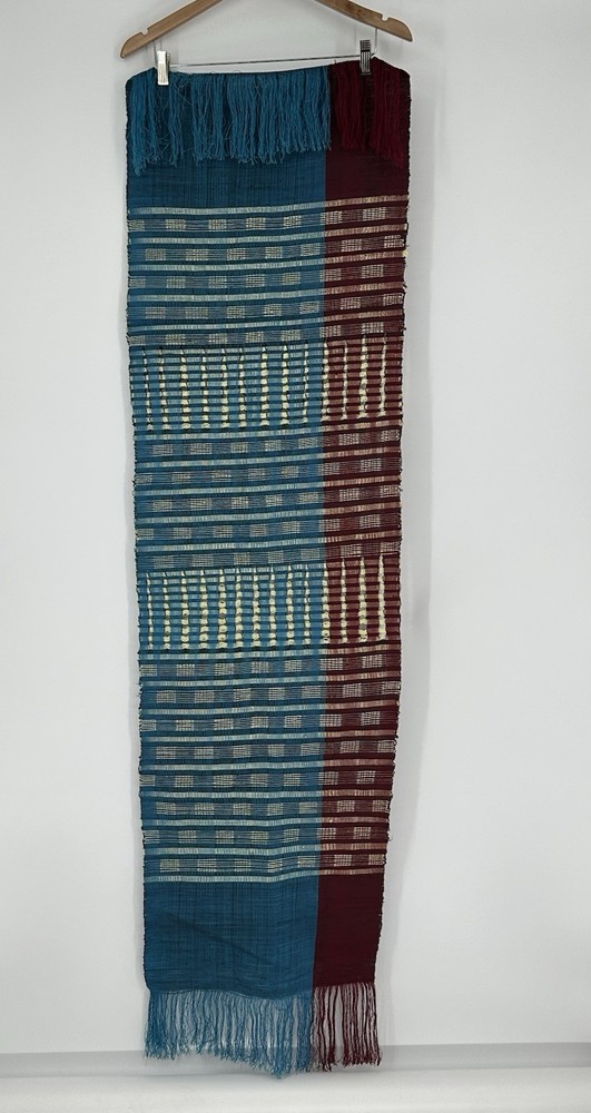 Multicolor Fringed Reversible Table Runner/Wall Hanging Unbranded A5