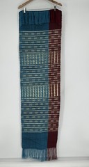 Multicolor Fringed Reversible Table Runner/Wall Hanging Unbranded A5