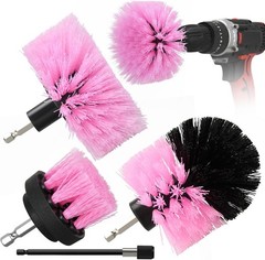 Drill Brush Attachment Set 4/7/9/10PCS Power Scrubber for Grout Tile Tub Shower