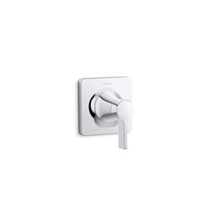 KOHLER Venza 1-Handle Transfer Valve Trim in Polished Chrome Valve Not Included