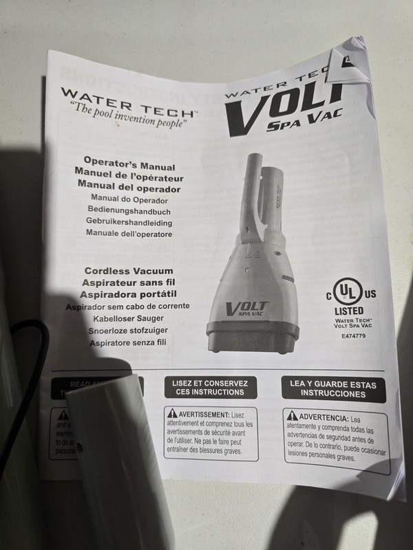 water tech volt spa vac 17151al gallery