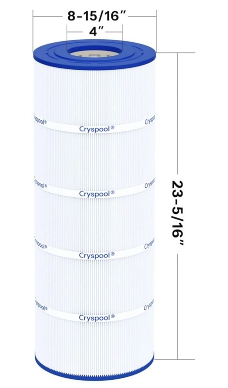 NEW Cryspool 08050 Pool Filter Compatible with CCX1500RE(CC 1500 E), 150, Etc gallery