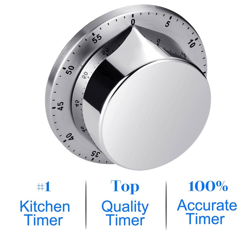 Kitchen Timer Chef Cooking Timer Clock With Loud Alarm No Batteries Required 100 gallery