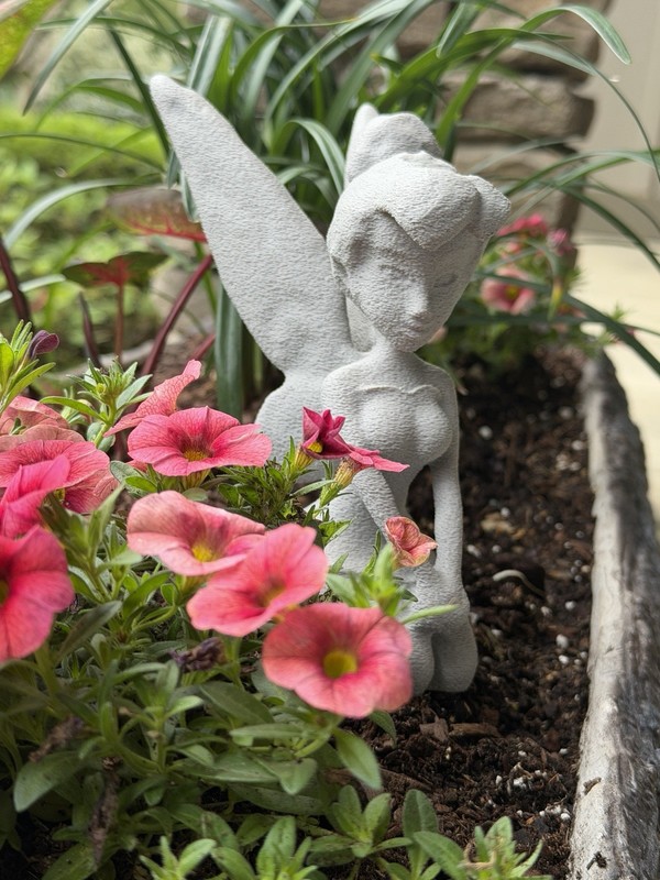 Tinkerbell Garden Disney Outdoor Decor Tink Epcot Flower Fairy Garden Statue gallery