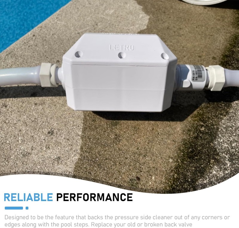 for Pentair E10 White Back-Up Valve Legend Platinum Truck Automatic Pool Cleaner gallery