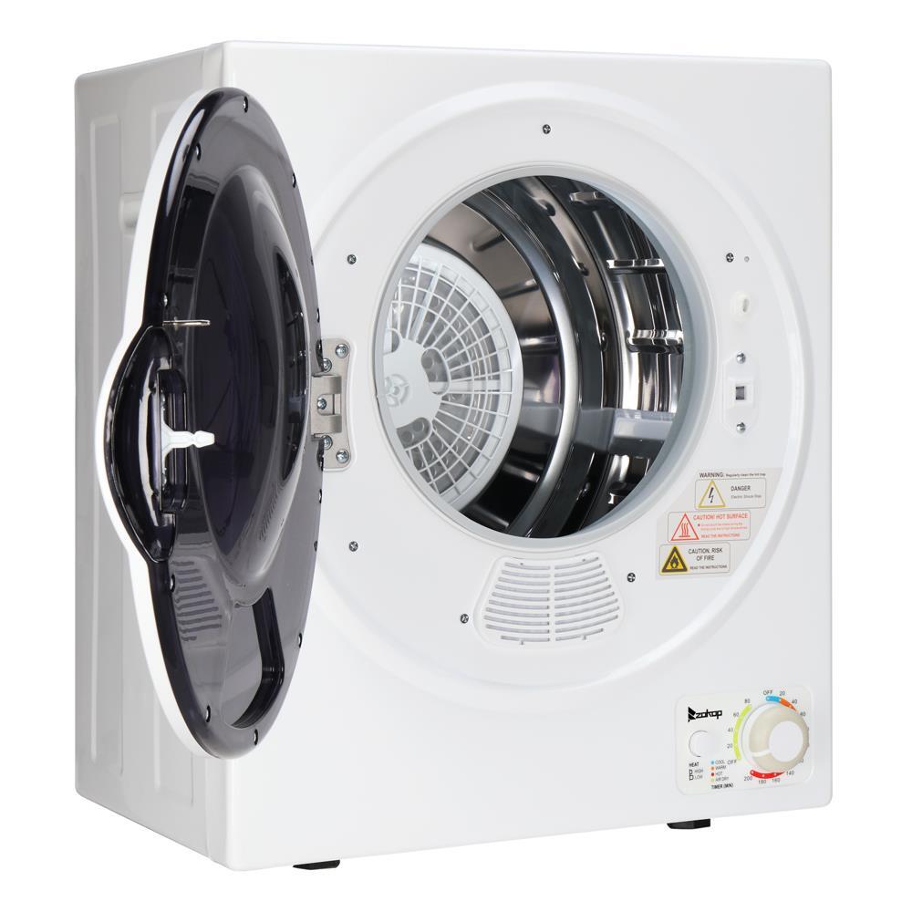 ZOKOP Compact Home 1.6 Cu.Ft Capacity Tumble Clothing Dryer Machine Portable gallery