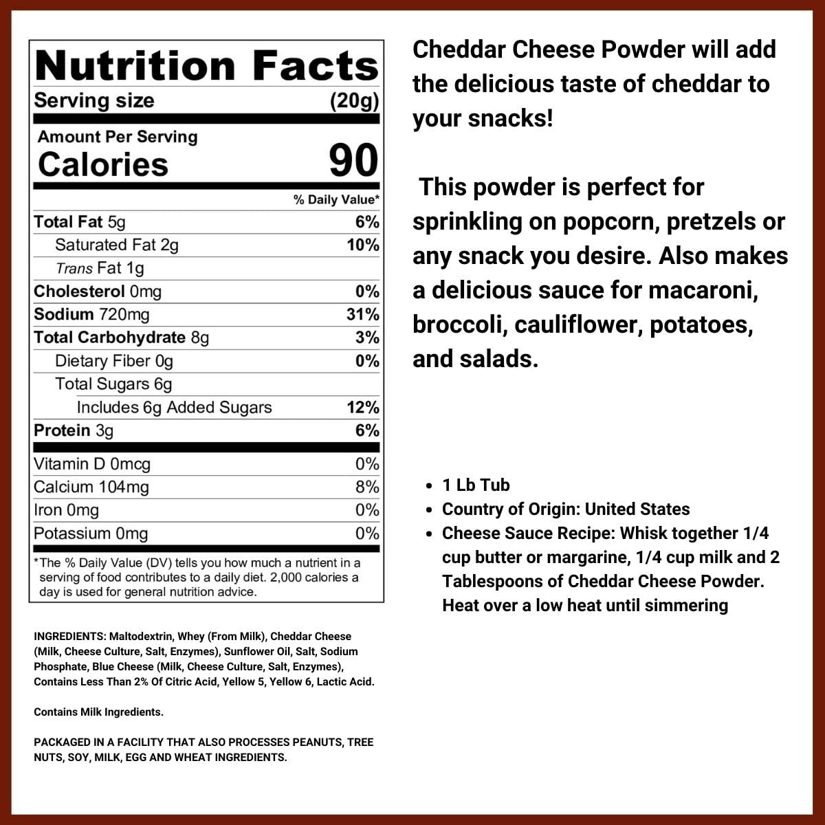 Cheddar Cheese Powder gallery