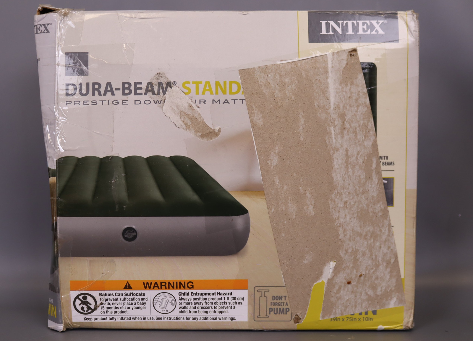 Intex 64107E Dura-Beam Standard Prestige Air Mattress: Fiber-Tech - Twin Size gallery