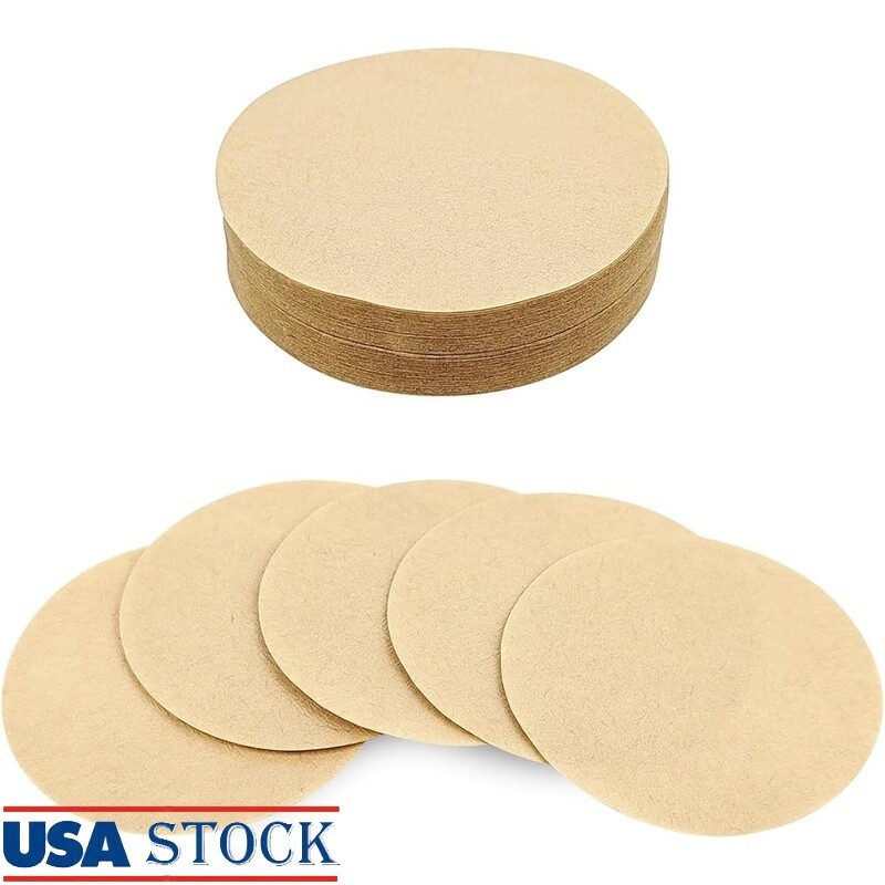 100 Pcs Unbleached Disposable Coffee Tea Filters Paper Espresso Moka Pot New gallery