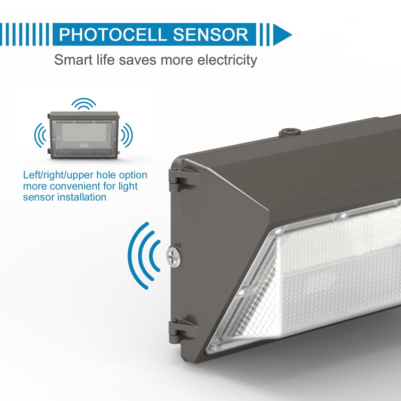 120W LED Wall Pack 5000K Security Commercial Industrial Wallpack Light Fixture gallery
