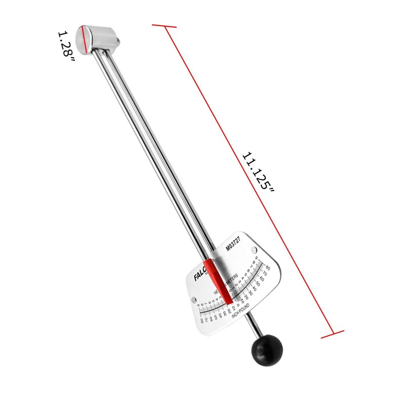 1/4-inch Drive Beam Torque Wrench - 0-80 Inch/Pounds and 0-9 Newton/Meter Torque gallery