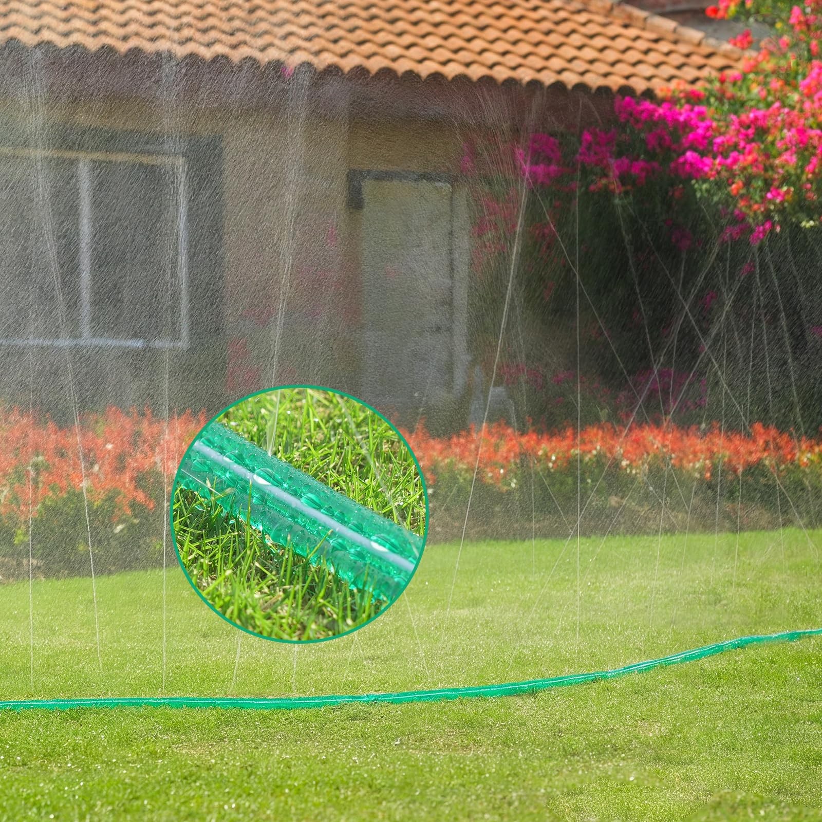 Sprinkler Soaker Hose 75 ft for Garden, Watering Hose with Holes, Drip Sprink... gallery