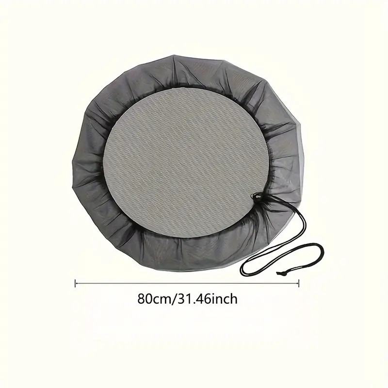 2Pcs Mesh Cover for Rain Barrel Water Collection Buckets Cover with Drawstring gallery
